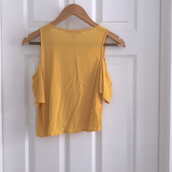 Forever 21 yellow summer top - Picture 2 of 2
